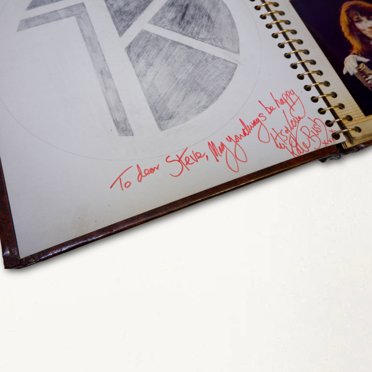 Kate Bush – Personally Inscribed Kate Bush Club Photo Album