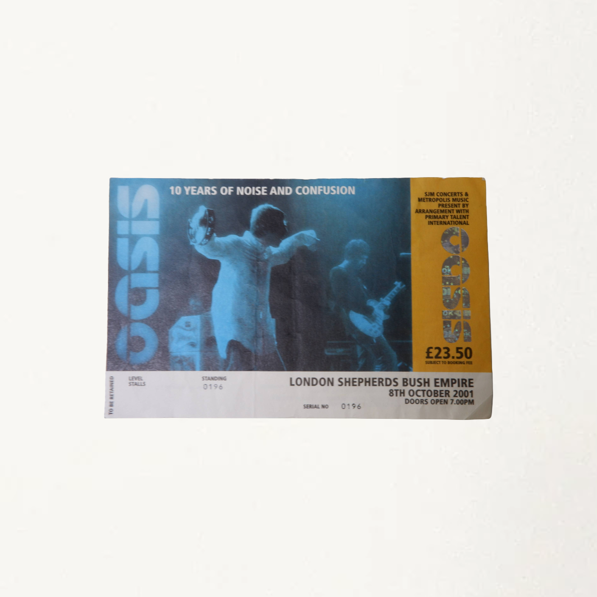 Oasis – Archive Ticket Collection (1997–2005)