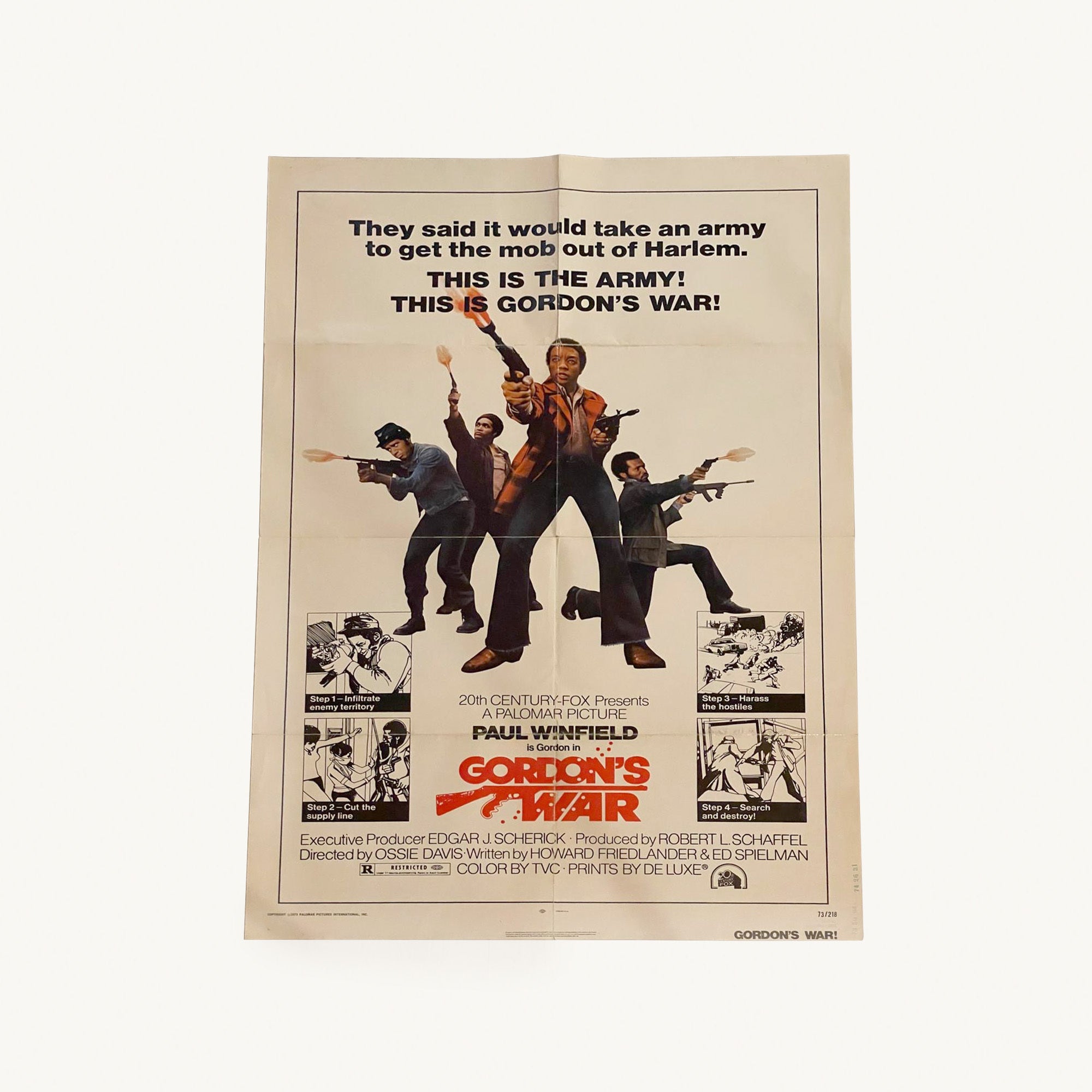 Original Blaxploitation Movie Poster - Gordon’s War (1973)