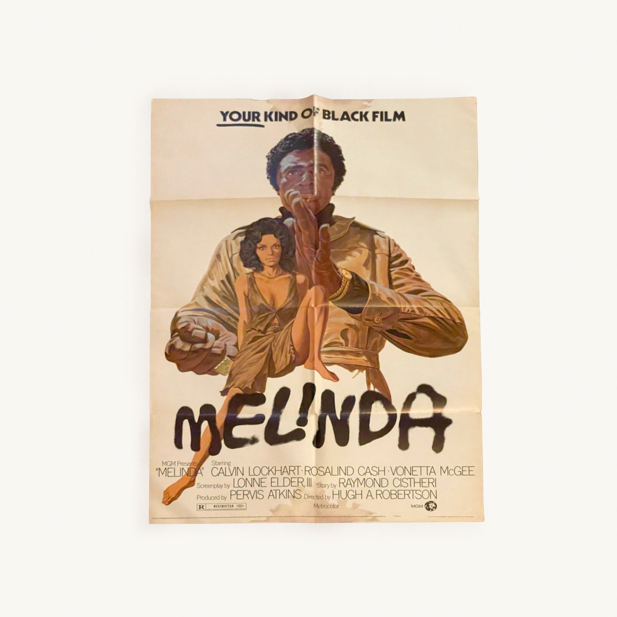 Original Blaxploitation Movie Poster - Melinda (1972)