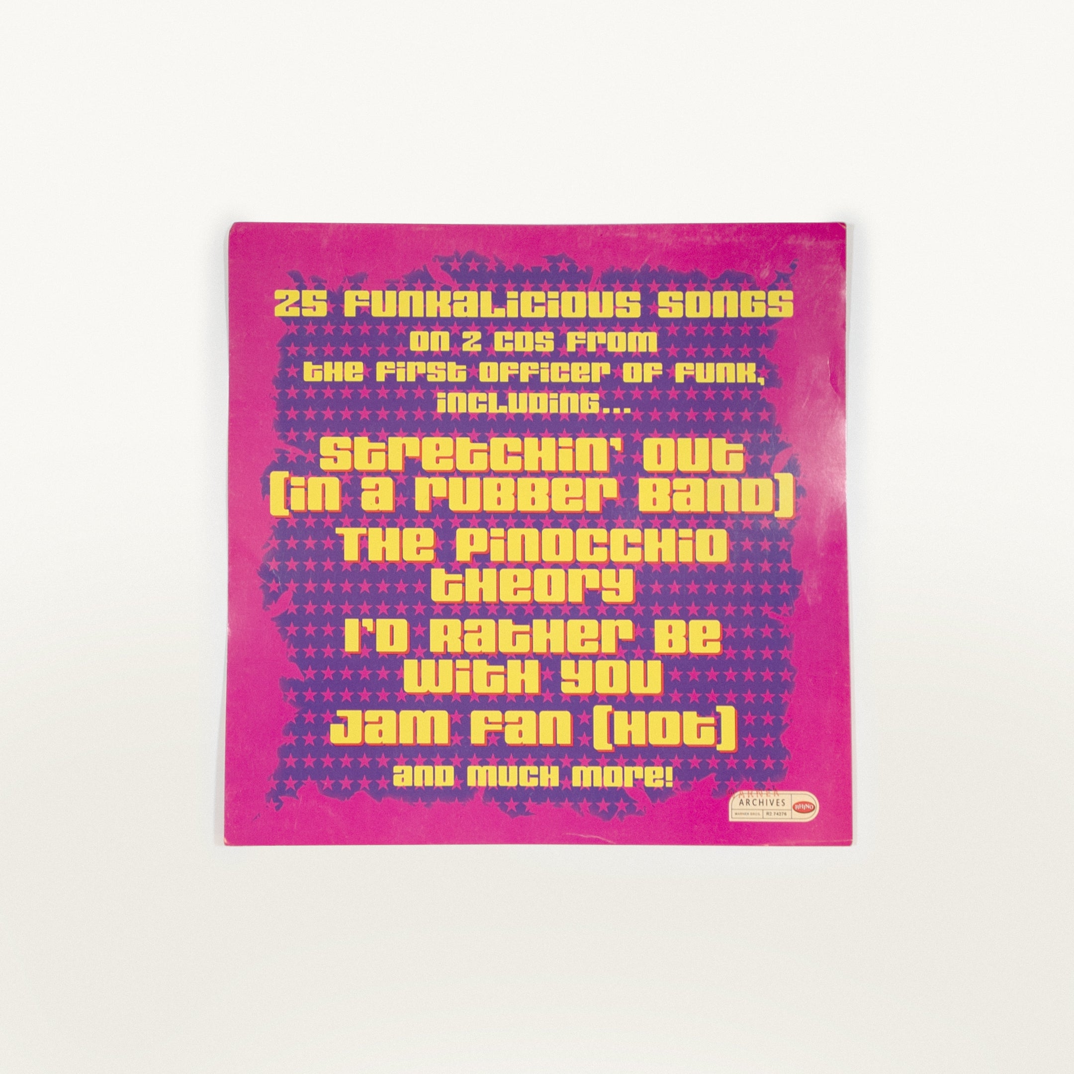 Signed The Bootsy Collins Anthology Double LP