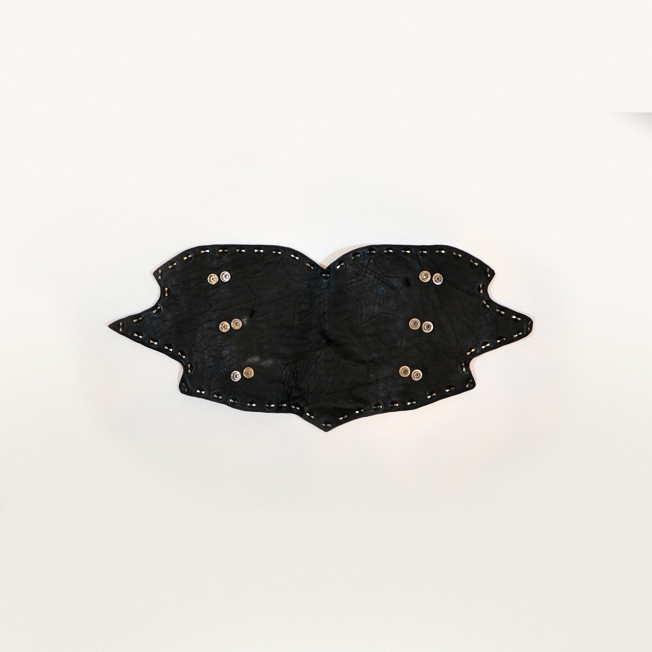 Signed Leather Star Costume Piece Worn on the Rubber Band Landing Tour
