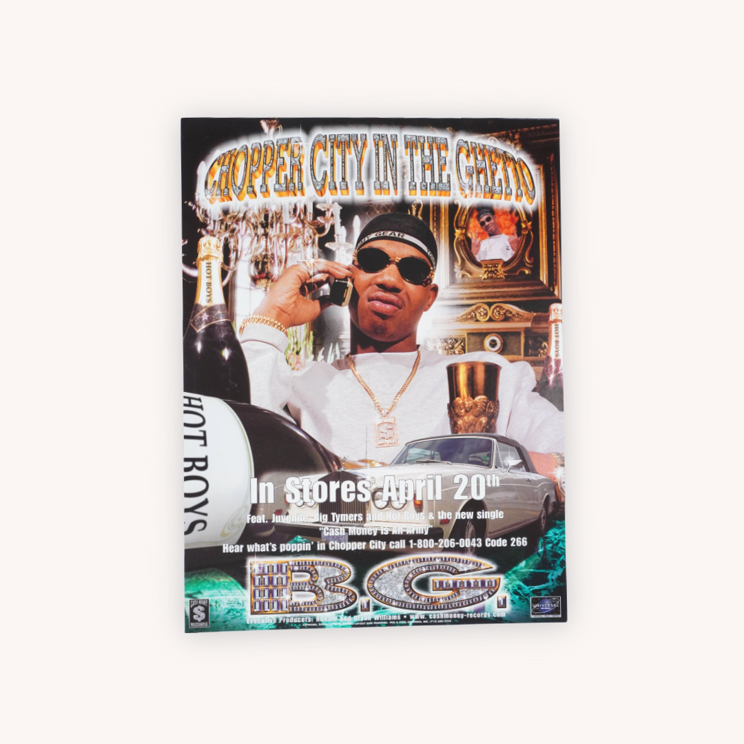 B.G. – Chopper City in the Ghetto” - Original Promotional Poster