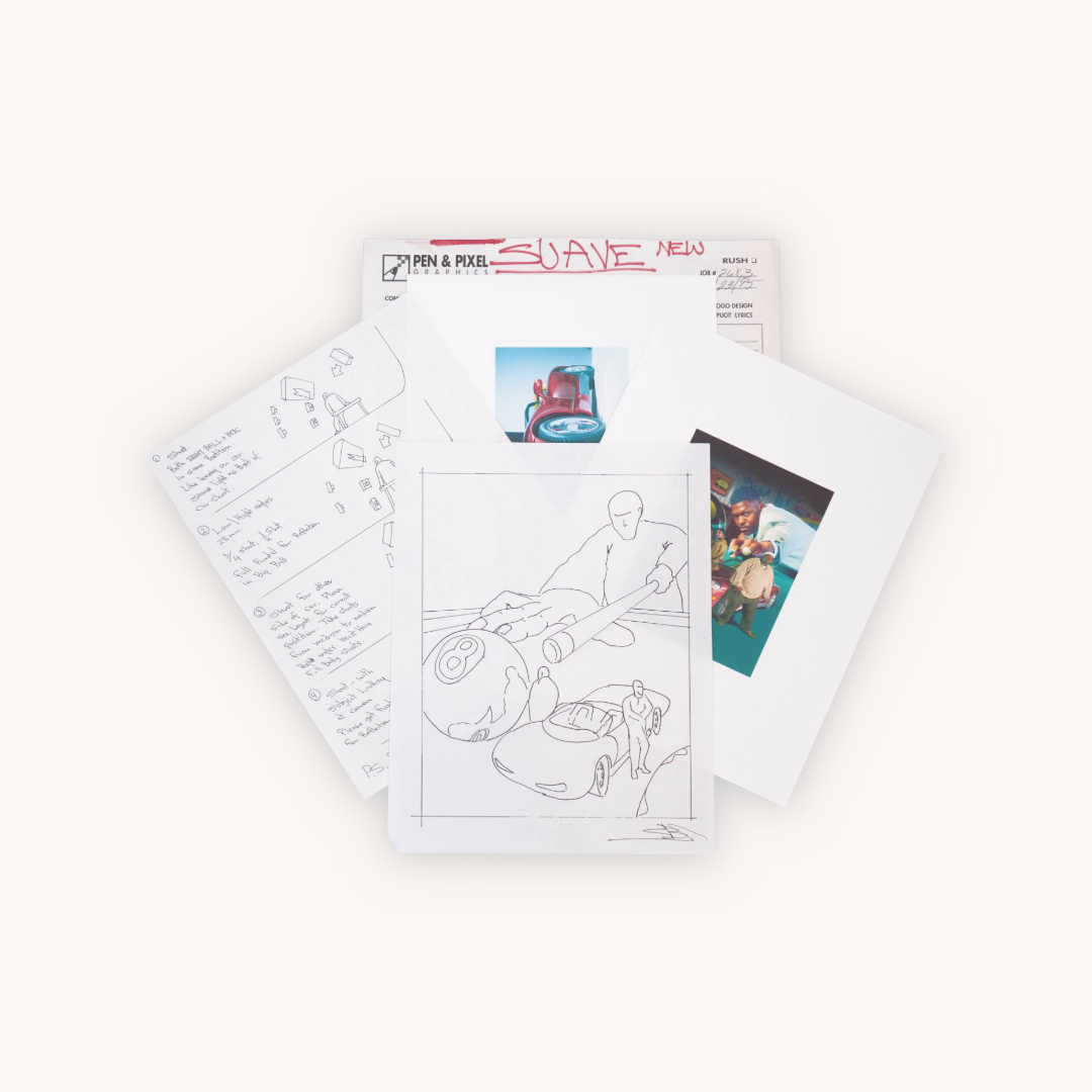 “8Ball & MJG - On Top of the World” - Original Pen & Pixel Job Folder (1/1 Complete Workflow Archive)