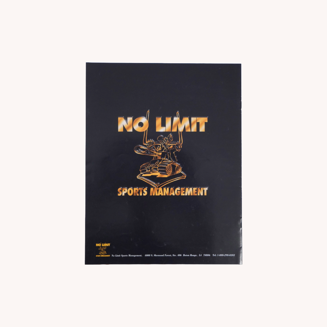 “No Limit Sports” - Original Promotional Brochure (1998, 1 of 2)
