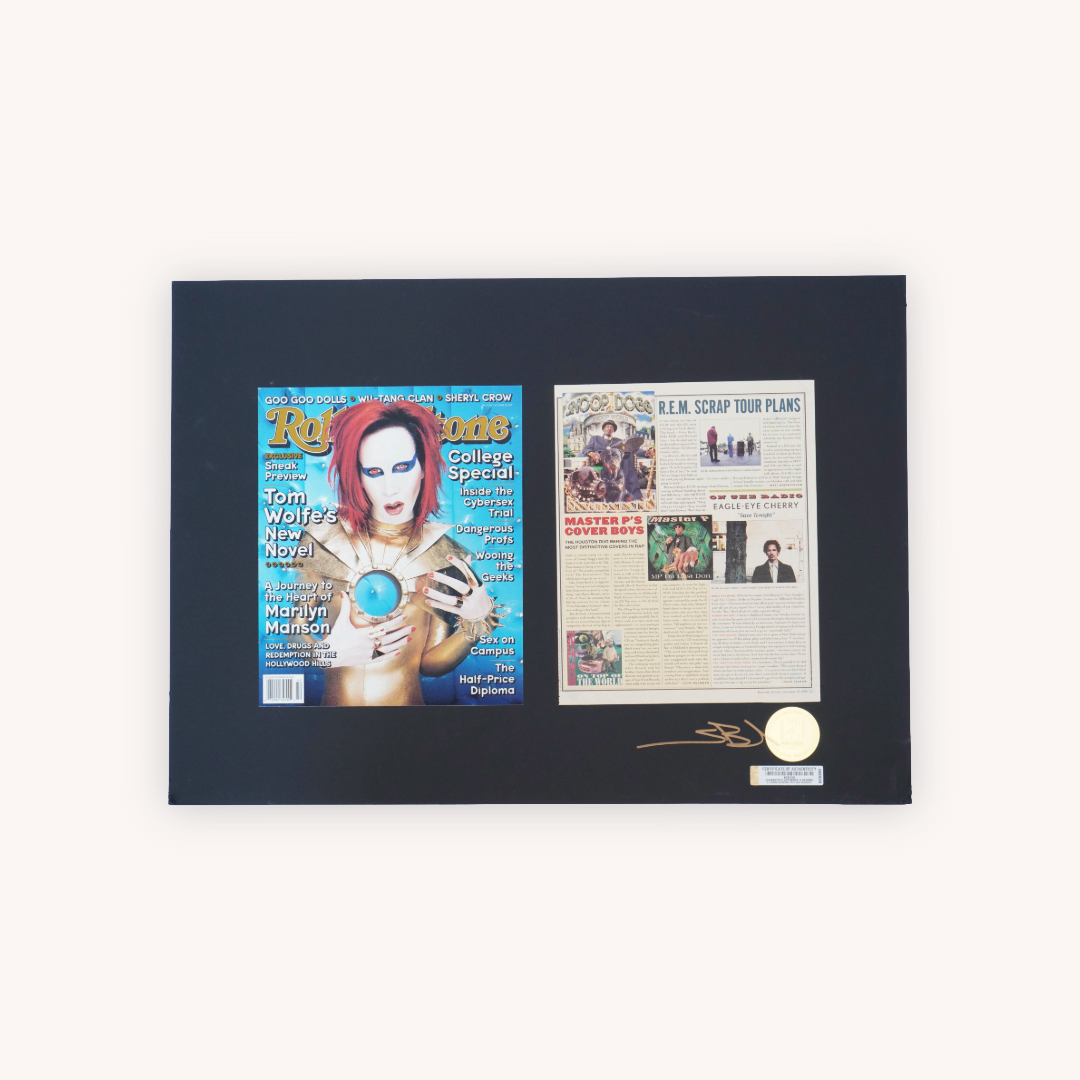 “Rolling Stone Magazine (1998)” - Pen & Pixel Feature Tear Sheet (Signed)
