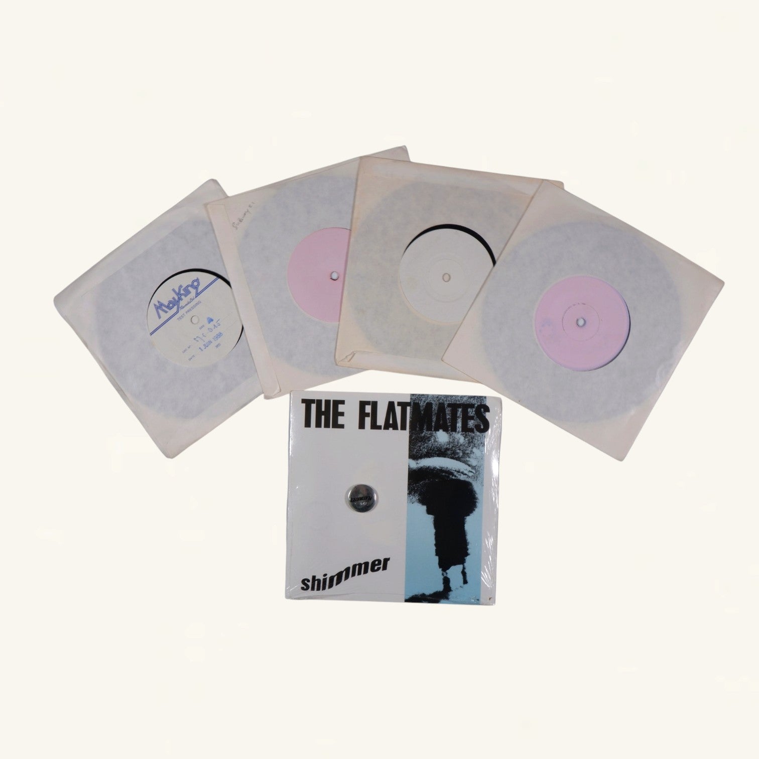The Flatmates - 'Heaven Knows' 7-Inch Test Pressings x4 + Sealed