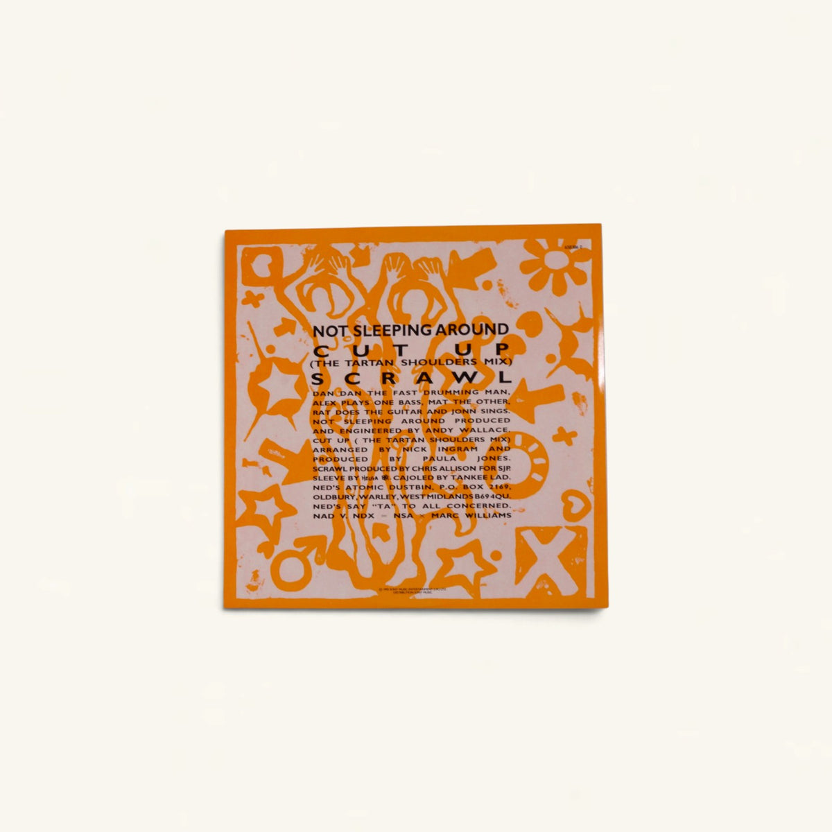 Ned’s Atomic Dustbin - ‘Not Sleeping Around’ 12' Single