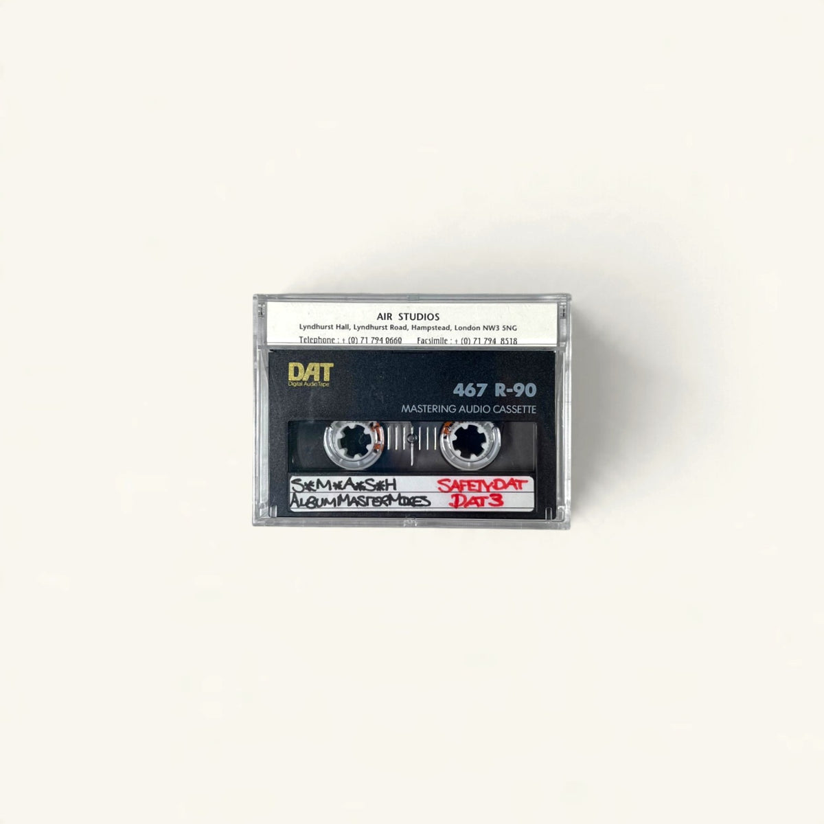 S*M*A*S*H - ‘Self Abused’ AIR Studios Album Master Safety DATs 1–3 + Instrumental & Singles DATs + Album