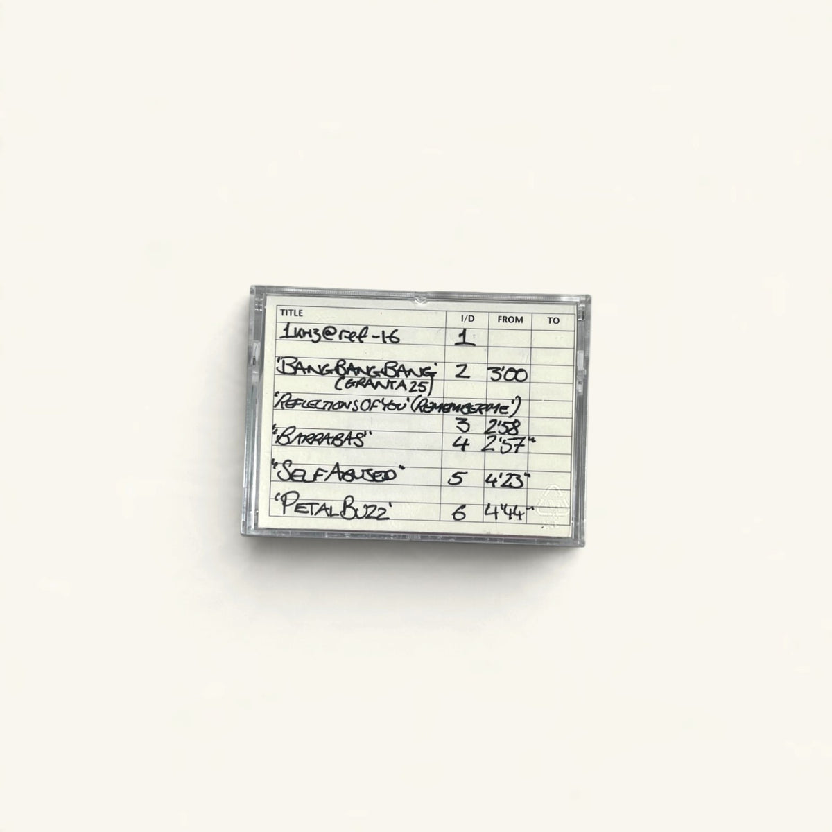 S*M*A*S*H - ‘Self Abused’ AIR Studios Album Master Safety DATs 1–3 + Instrumental & Singles DATs + Album
