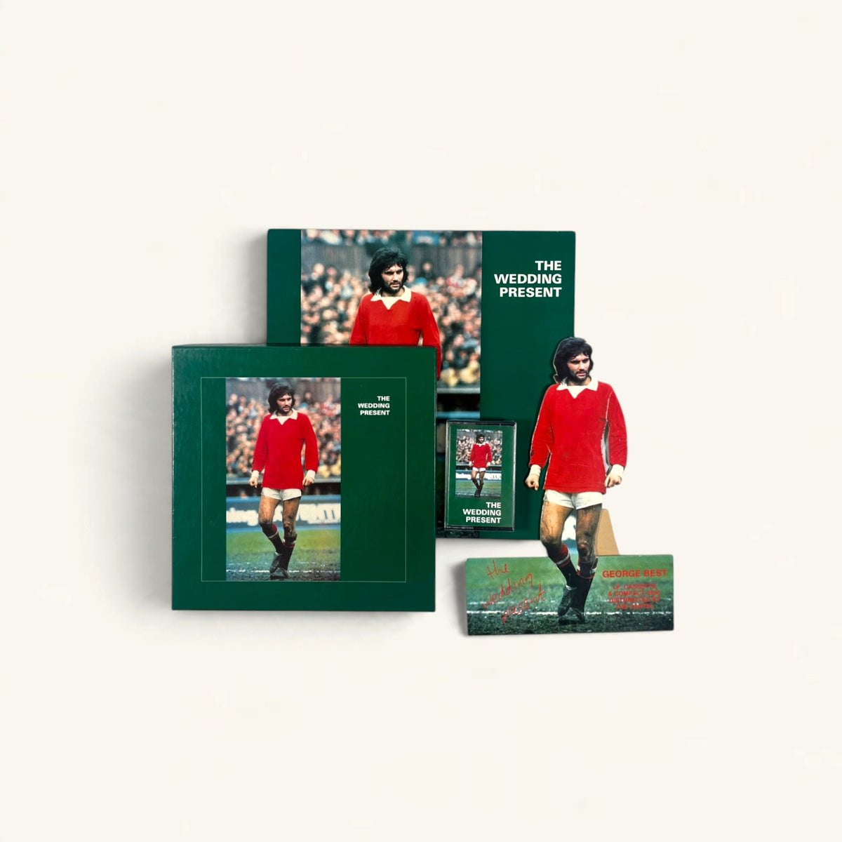 The Wedding Present - ‘George Best’ Box Set, First-Pressing LP, Sealed Cassette & Shop Display