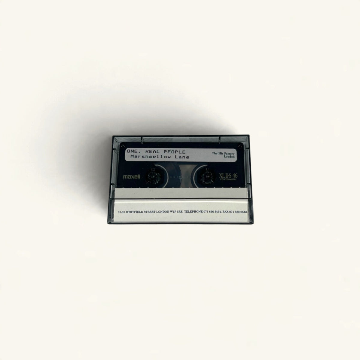 The Real People - Hit Factory Album Reference Cassette (‘Marshmellow Lane’, 16.7.92)