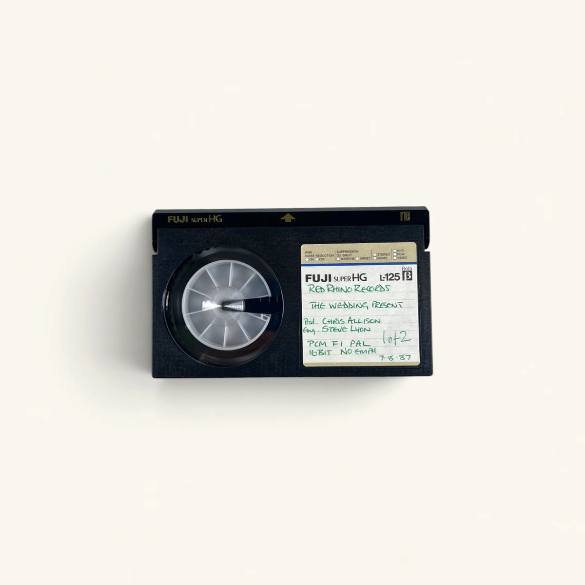 The Wedding Present - ‘George Best’ Mastered Betamax Safety Copies x2 (PCM-F1, 7.8.87)