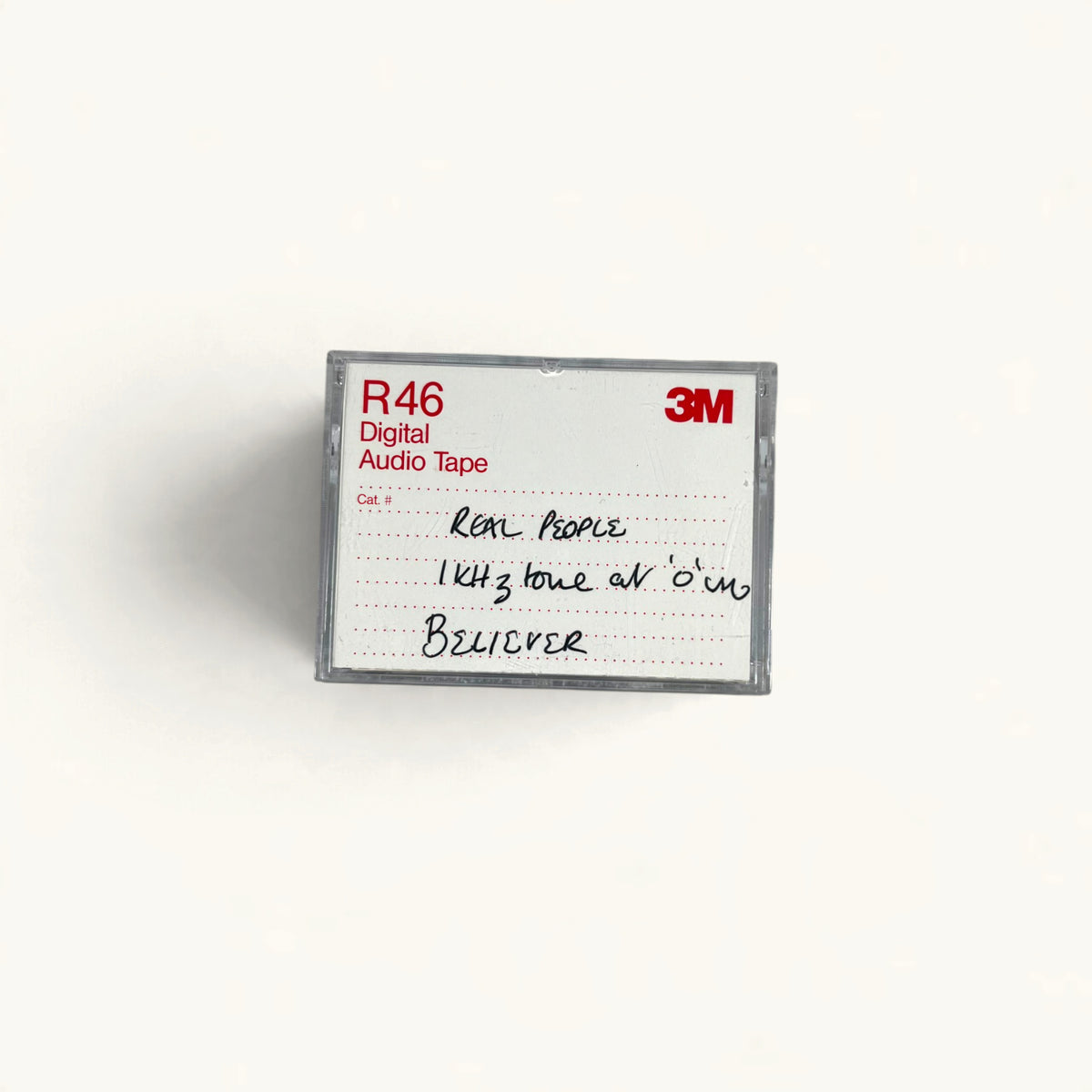 The Real People - ‘Believer’ Bundle: Final Mix DAT, AIR Safety DATs, Mix Cassette + Single (7-Inch, CD, Cassette)