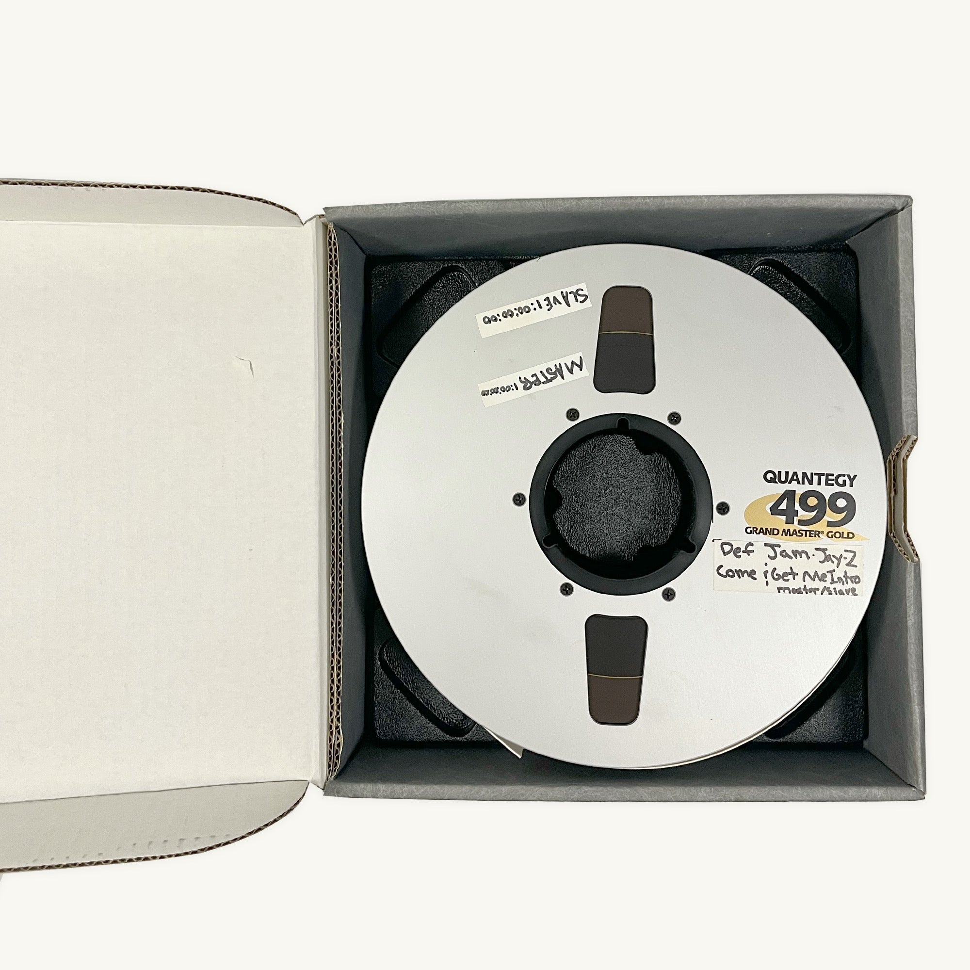 Jay-Z Master and Slave Studio Tape Package - "Come And Get Me" Master + Slave