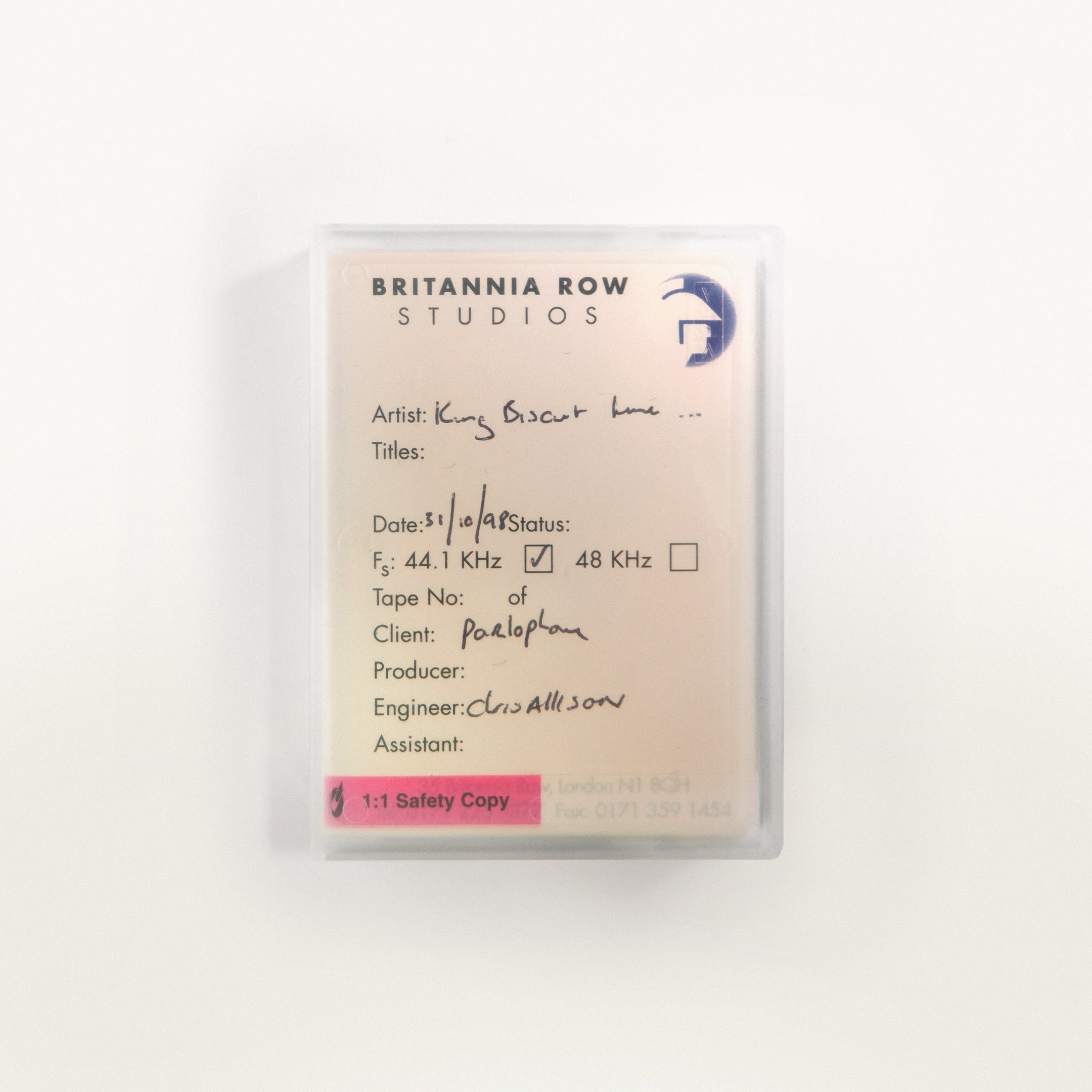Steve Mason (of The Beta Band) - King Biscuit Time Release & Production Archive