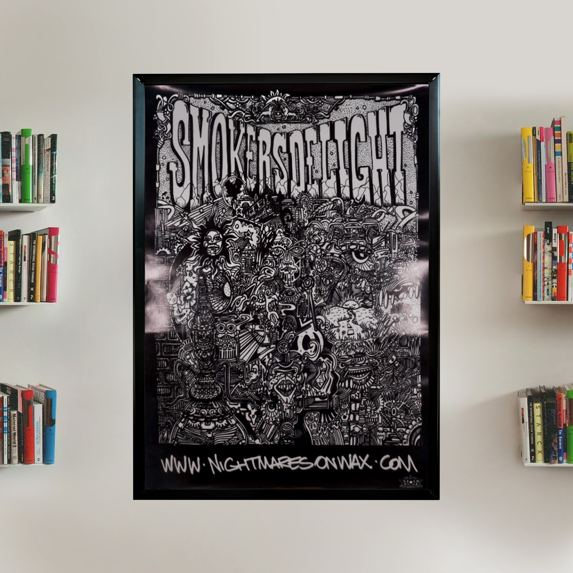 Smokers Delight Promo Poster (B/W A2)