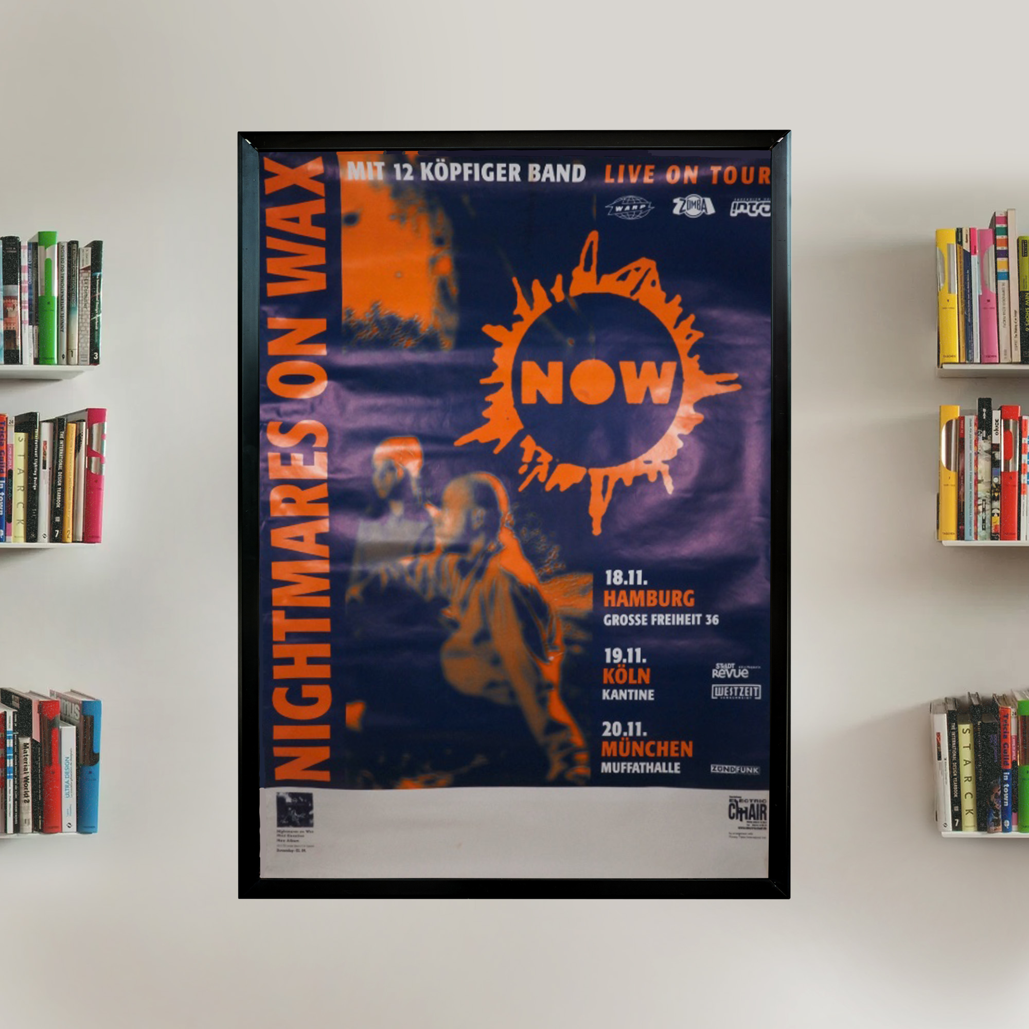 NOW Mind Elevation Germany Tour Poster (Blue / Orange A1)