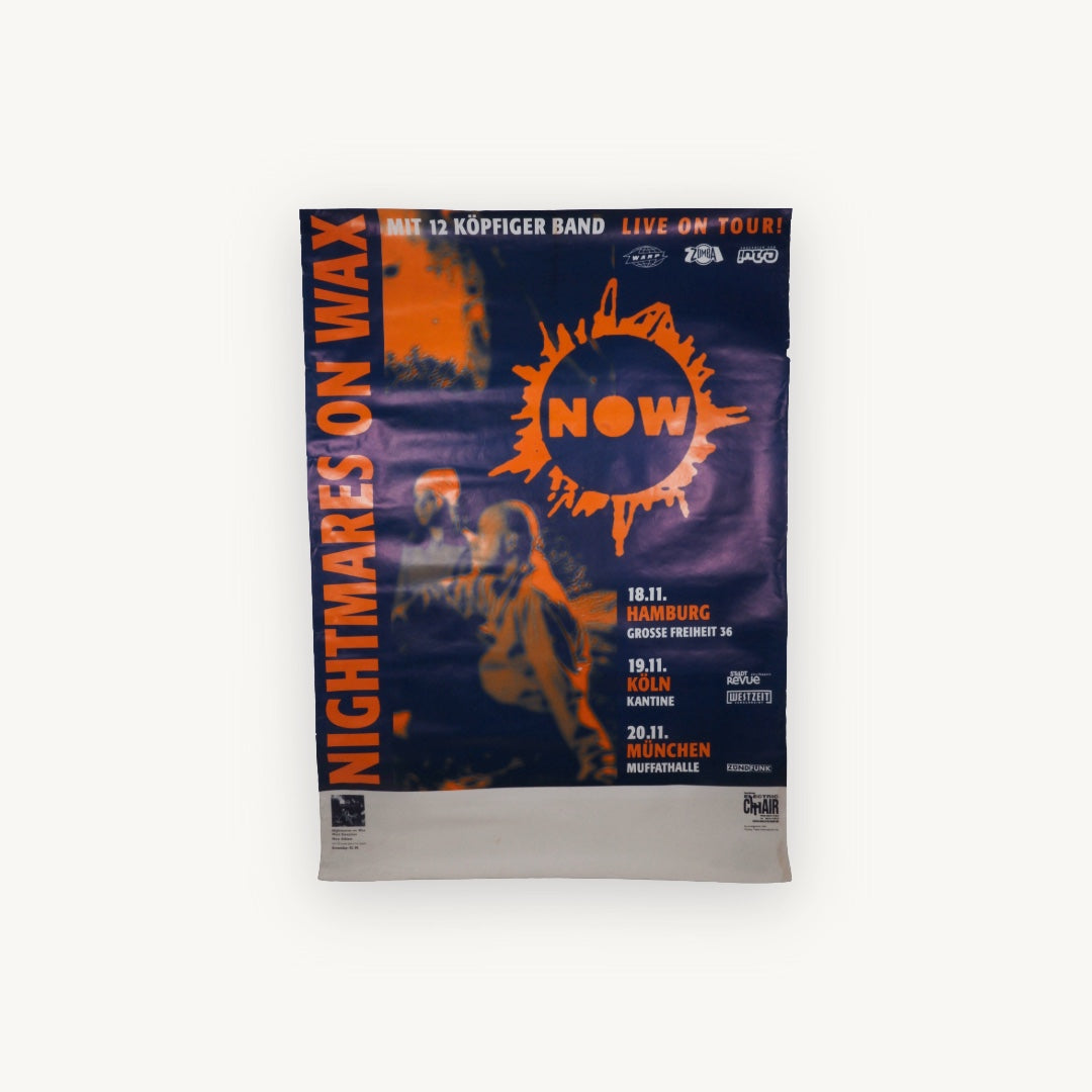 NOW Mind Elevation Germany Tour Poster (Blue / Orange A1)