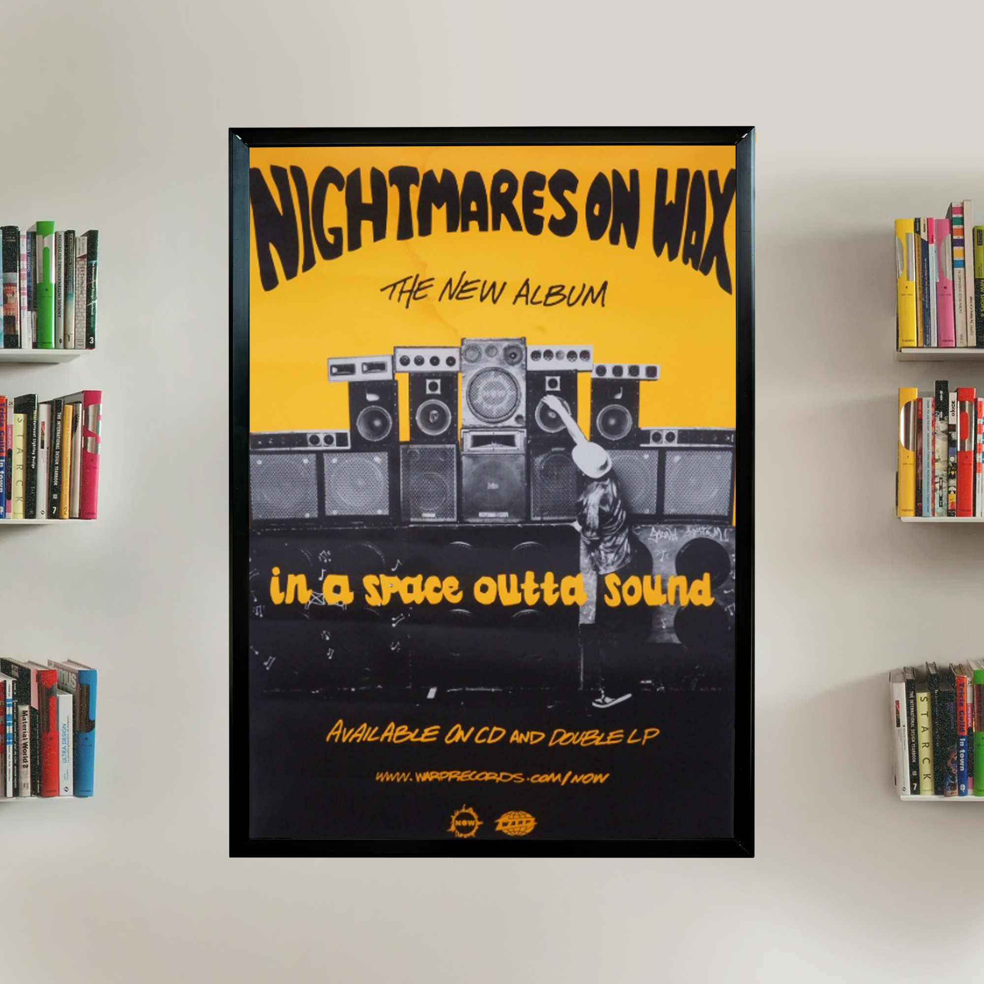 Signed) NOW In A Space Outta Sound Promo Poster (Yellow A2) – Wax