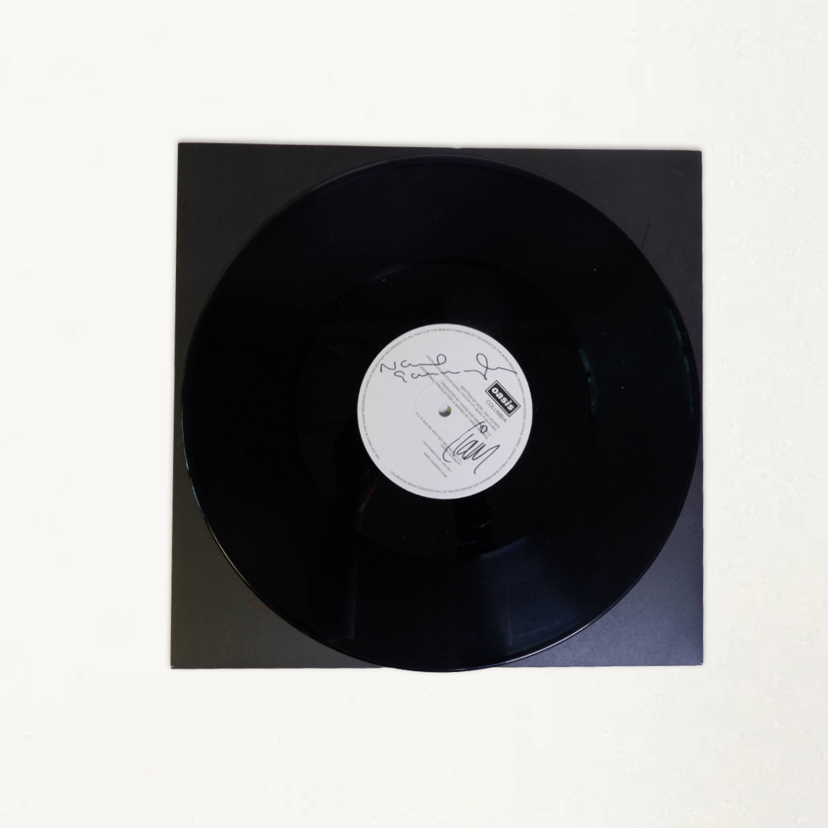 Oasis – Signed “Columbia” Promotional Test Pressing