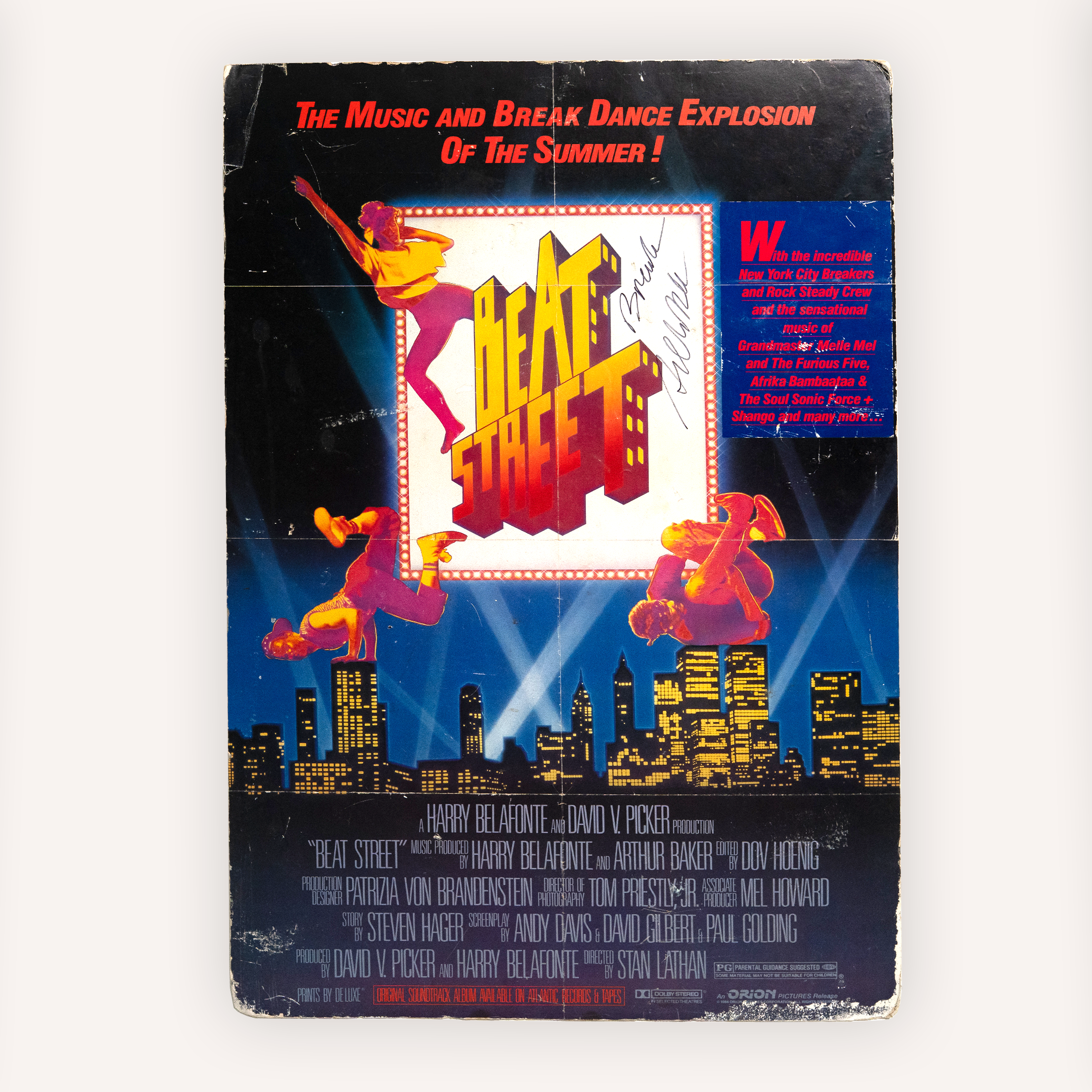 Beat Street Original Poster (Signed Arthur Baker)