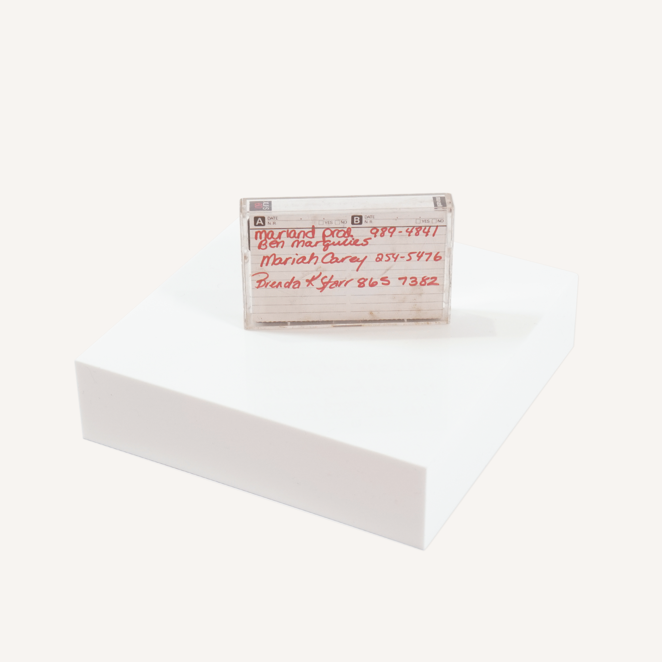 Mariah Carey Demo Tape [1988] – Wax Poetics