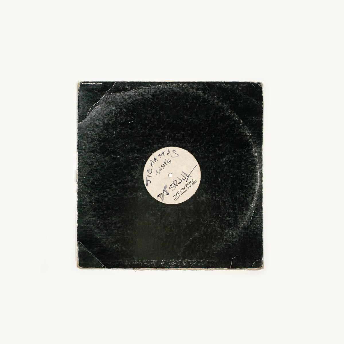 Jigmastas Instrumental Acetate (2 Unreleased Instrumentals)