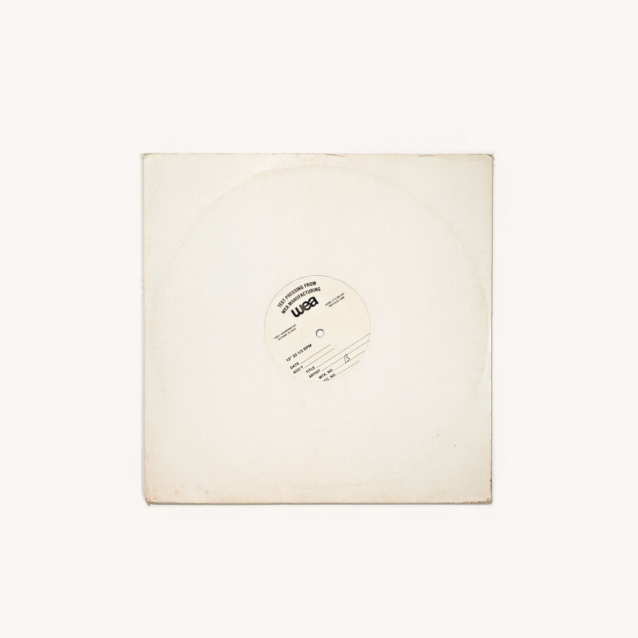 Jigmastas & Soul Scream Test Pressing