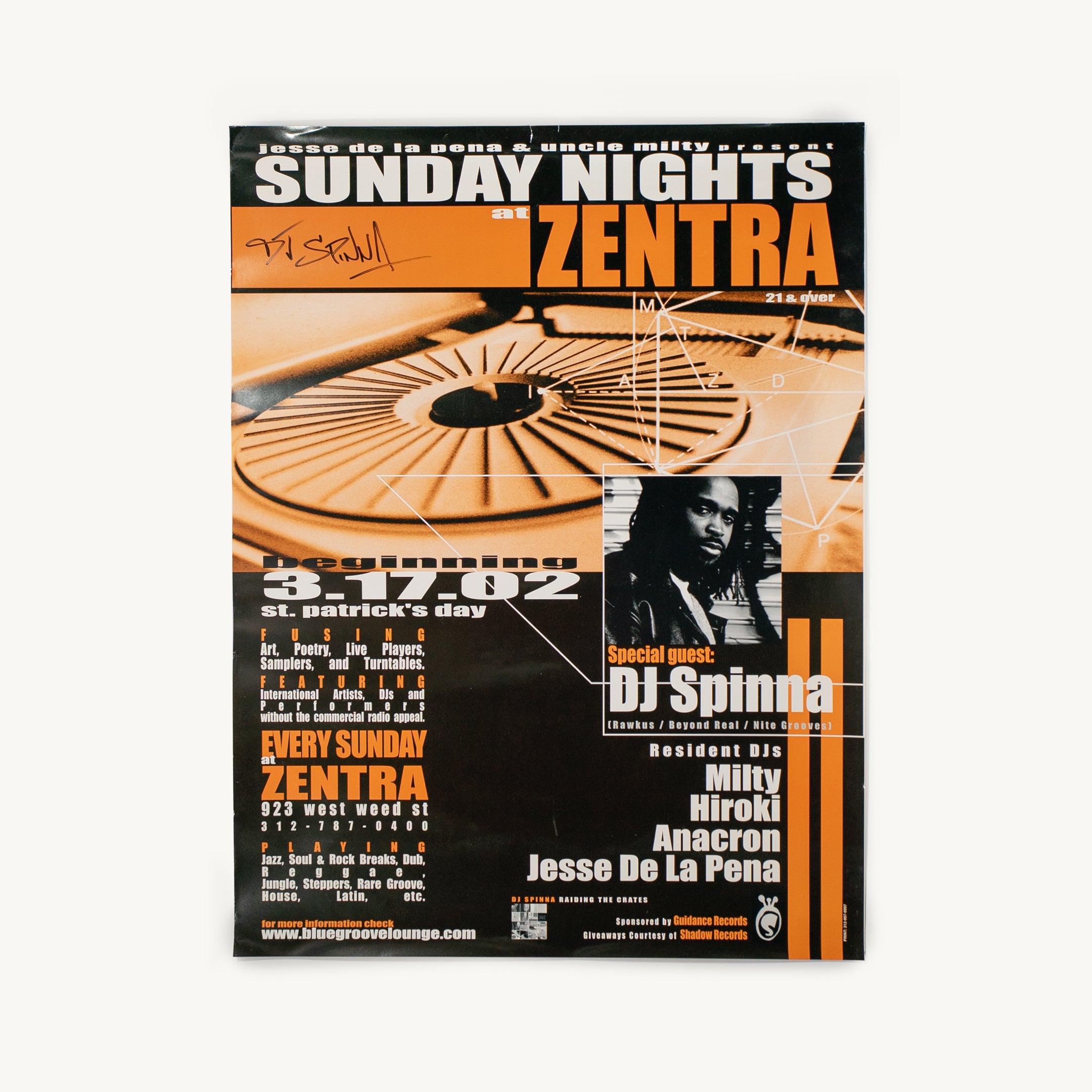Signed Chicago Party Poster (2002) – Wax Poetics