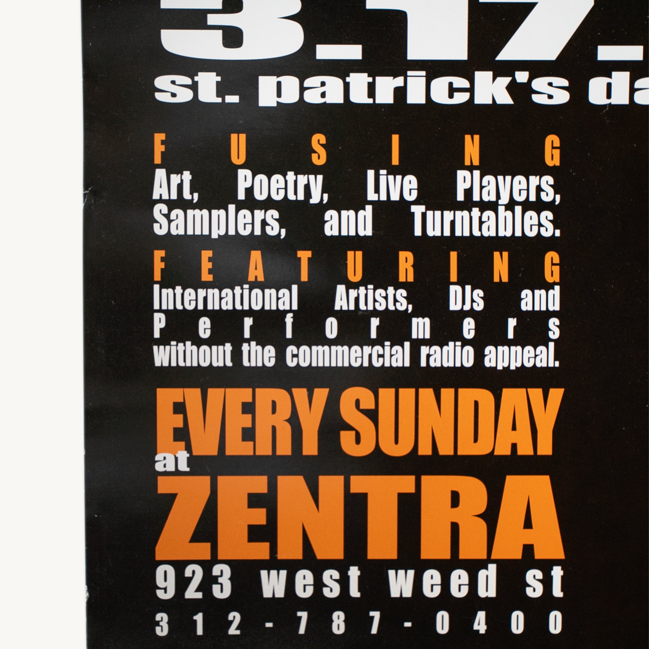 Signed Chicago Party Poster (2002)
