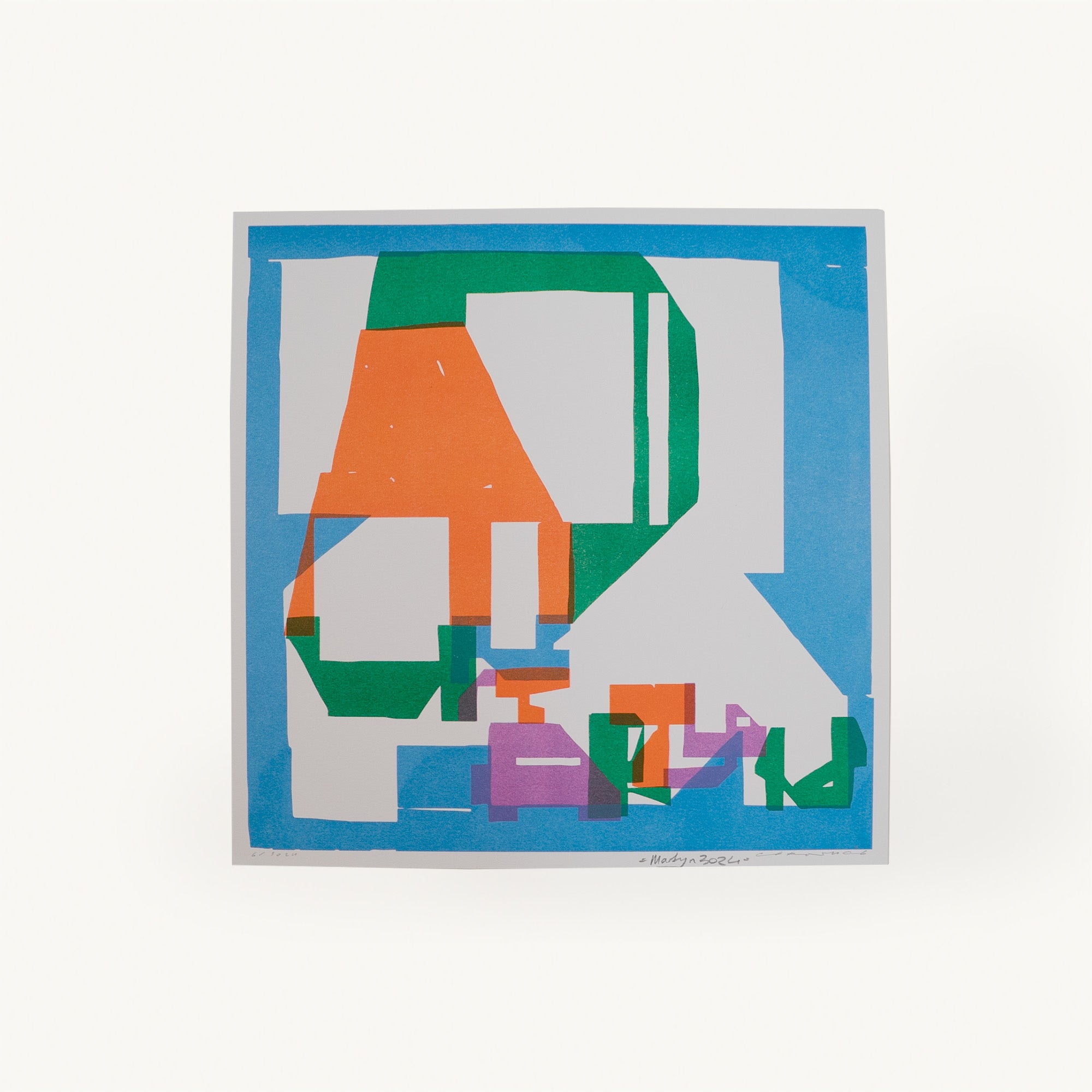 Martyn & Om Unit – AJ^6 Limited Edition Erosie Riso Print