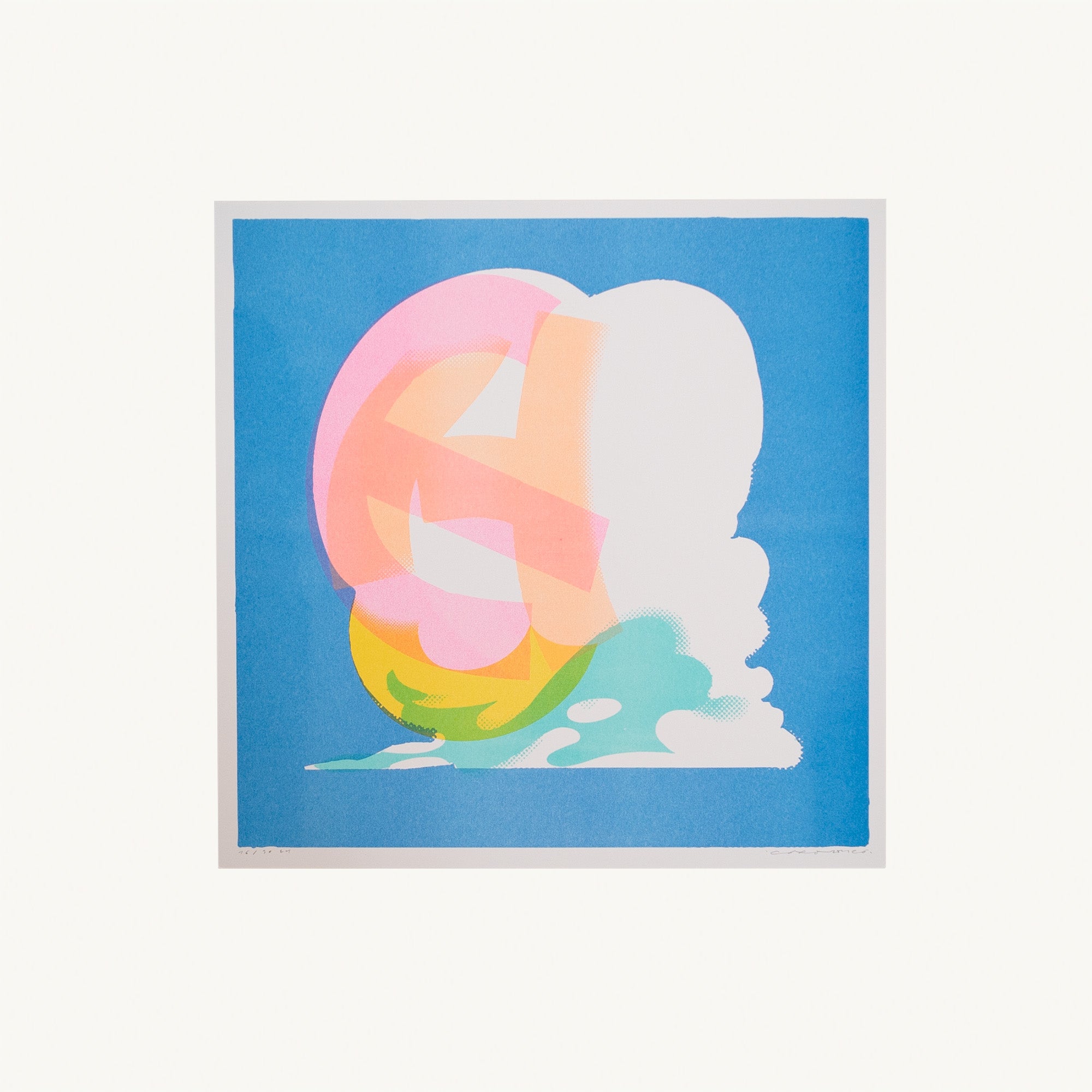 Ehua – Clouds EP Limited Edition Erosie Riso Print