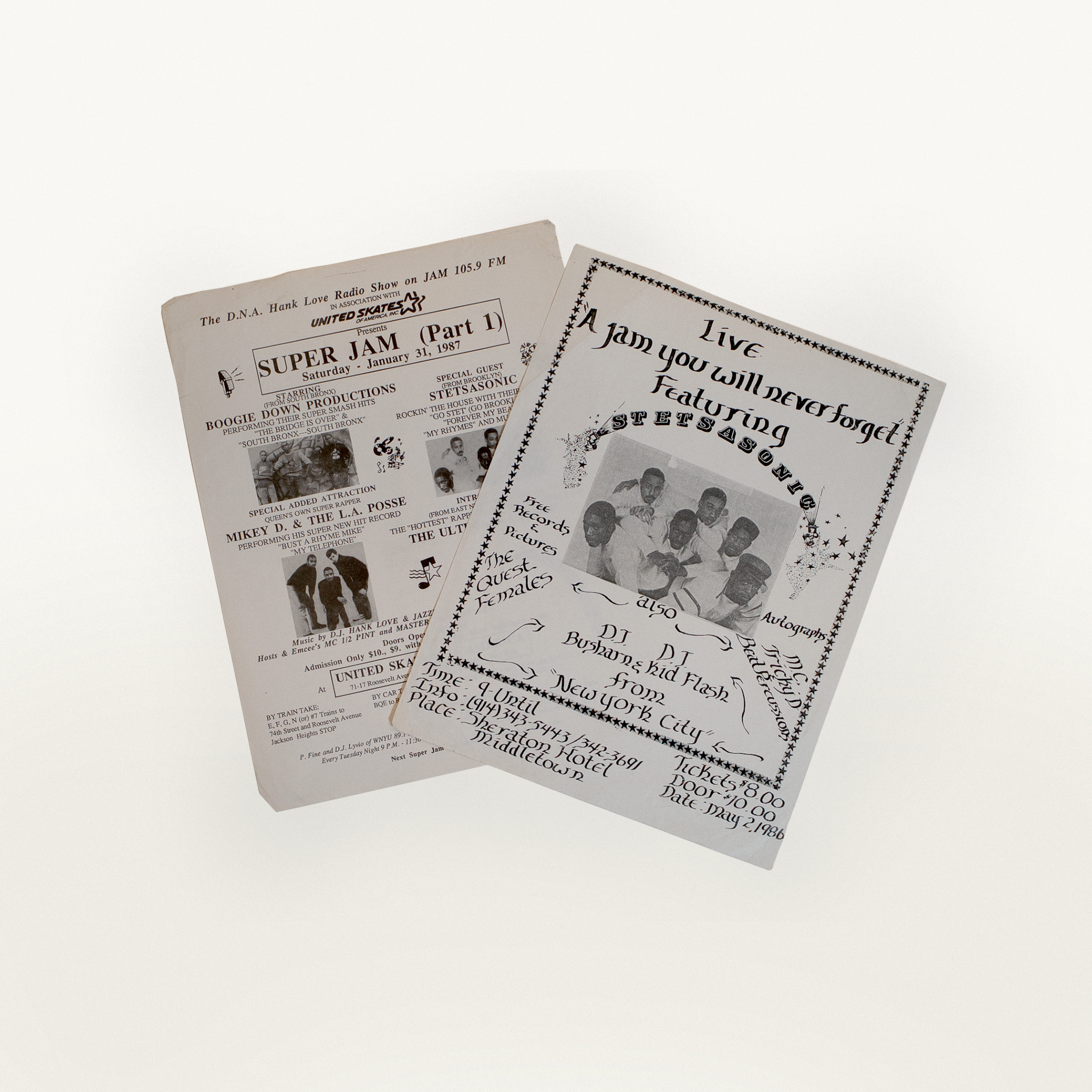 Stetsasonic Rare Flyers (Pair)
