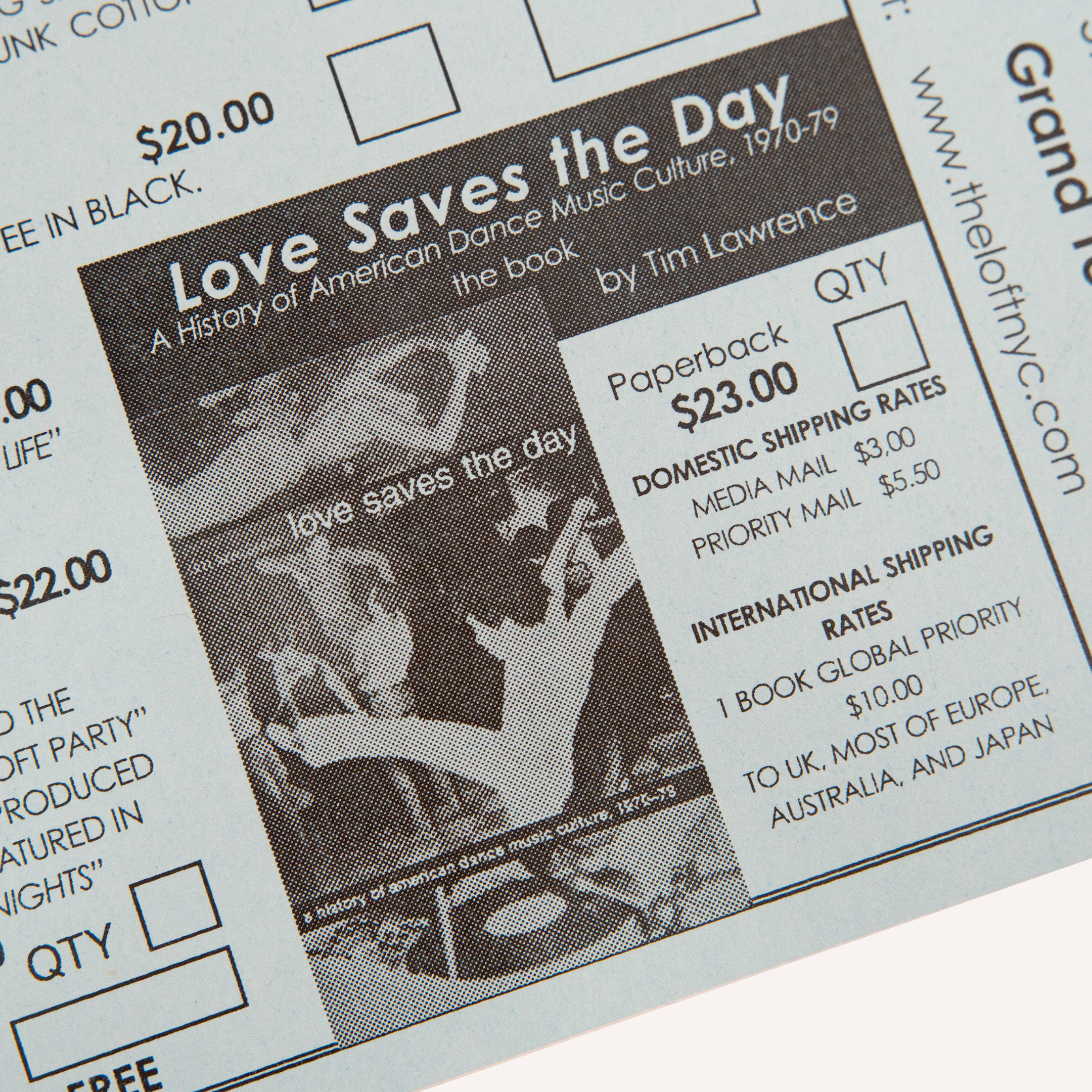 David Mancuso - ‘The Loft’ Mailed Invitation Packet