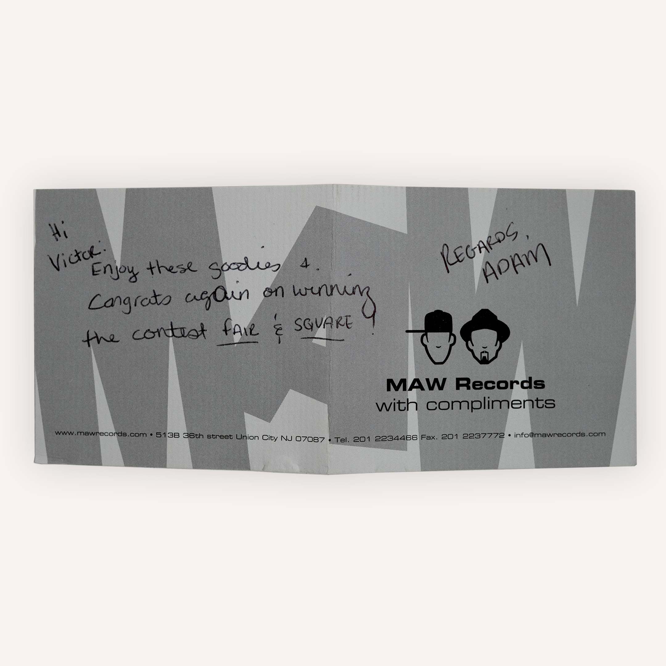 Masters At Work Signed CD