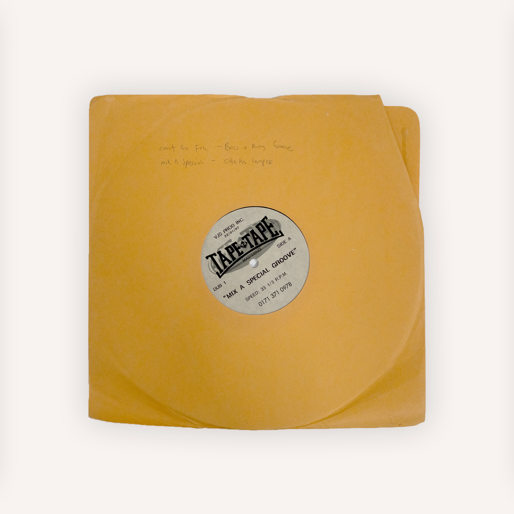 1990s House Acetates (10” DJ Promos)