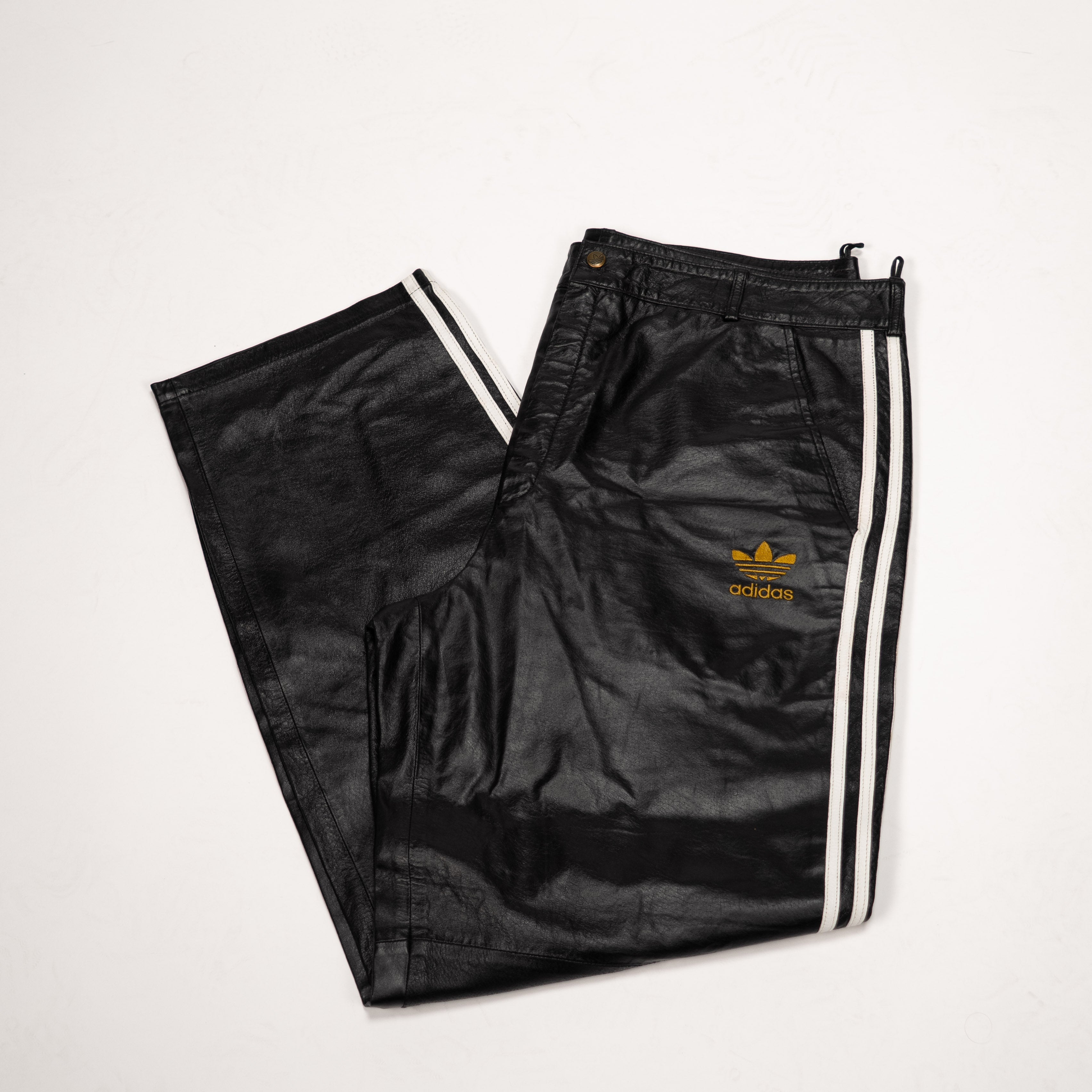 Jam Master Jay Adidas Leather Tracksuit - Rock & Roll Hall of Fame Exhibit Piece