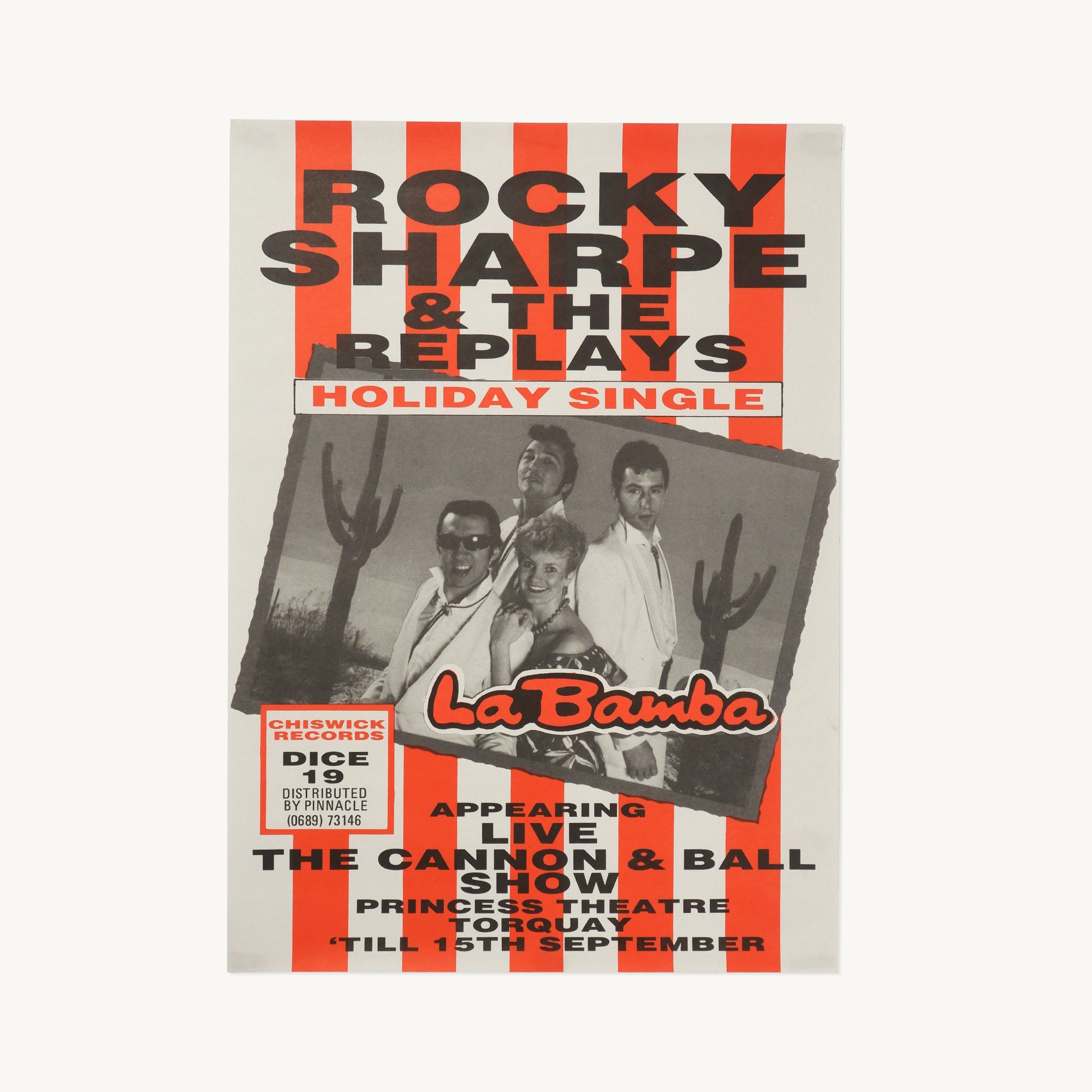 Rocky Sharp and the Replays Poster - holiday single – Wax Poetics