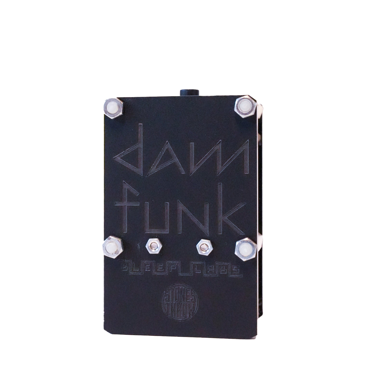DāM-FunK branded mini drum machine by Bleep Labs