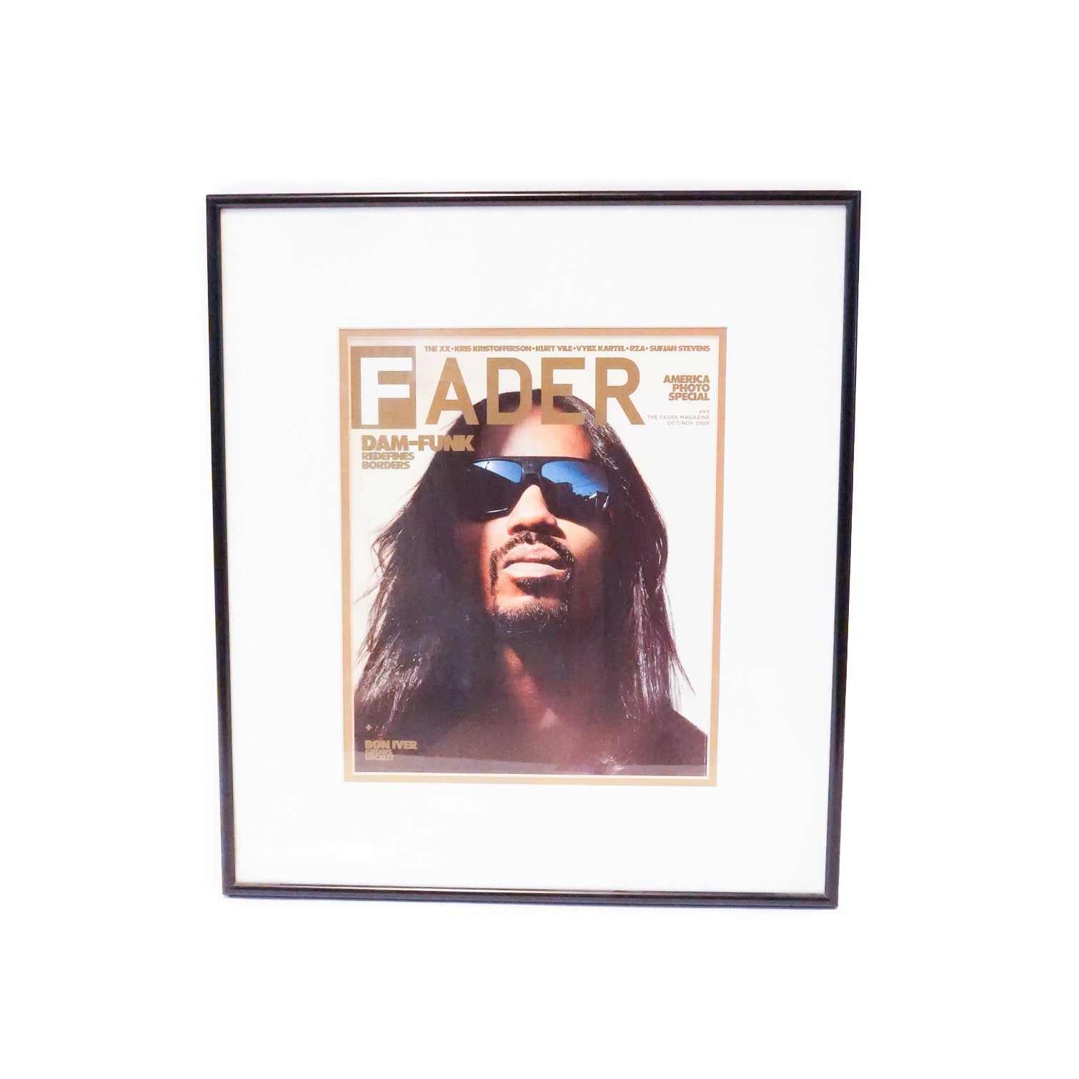 Framed FADER DāM-FunK Cover Poster
