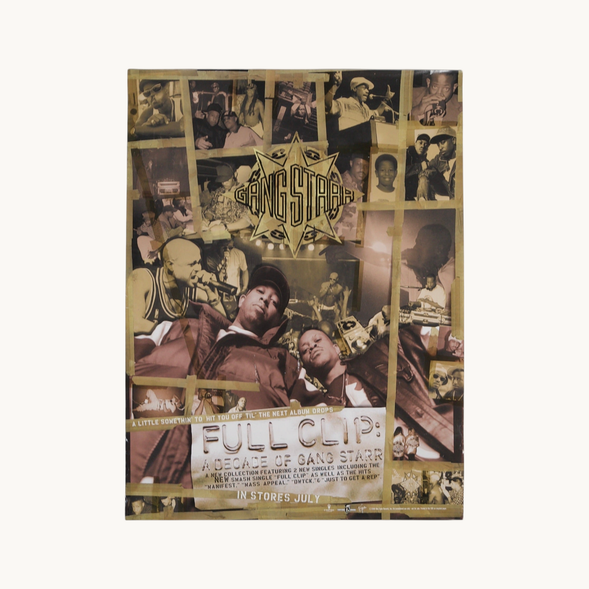 Gang Starr A Full Clip promotional poster