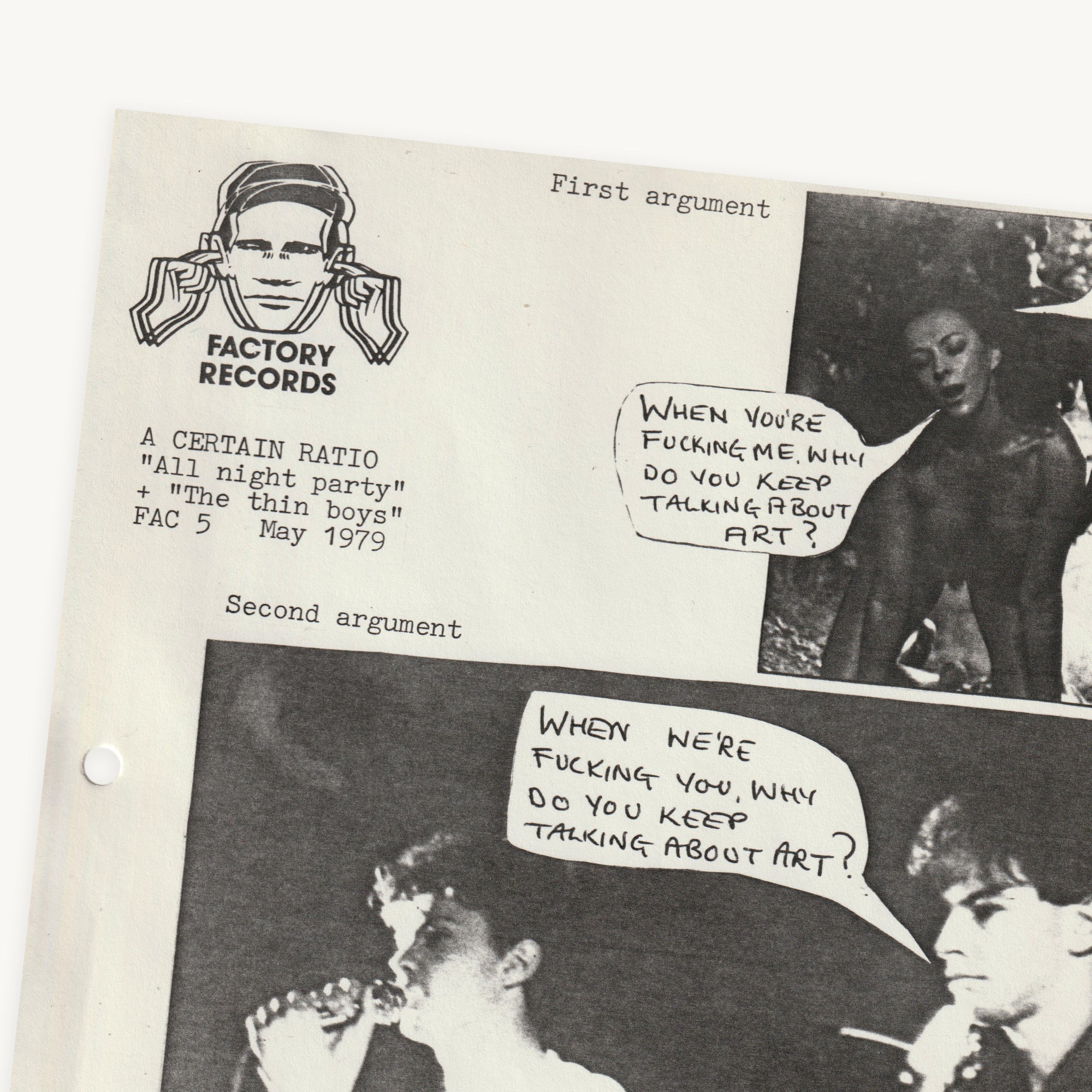 The Tony Wilson / Factory Records Collection