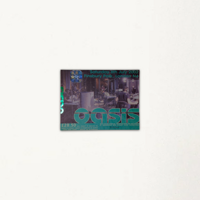 Oasis – Tour Programmes & Matching Ticket Stubs (1997–2002)