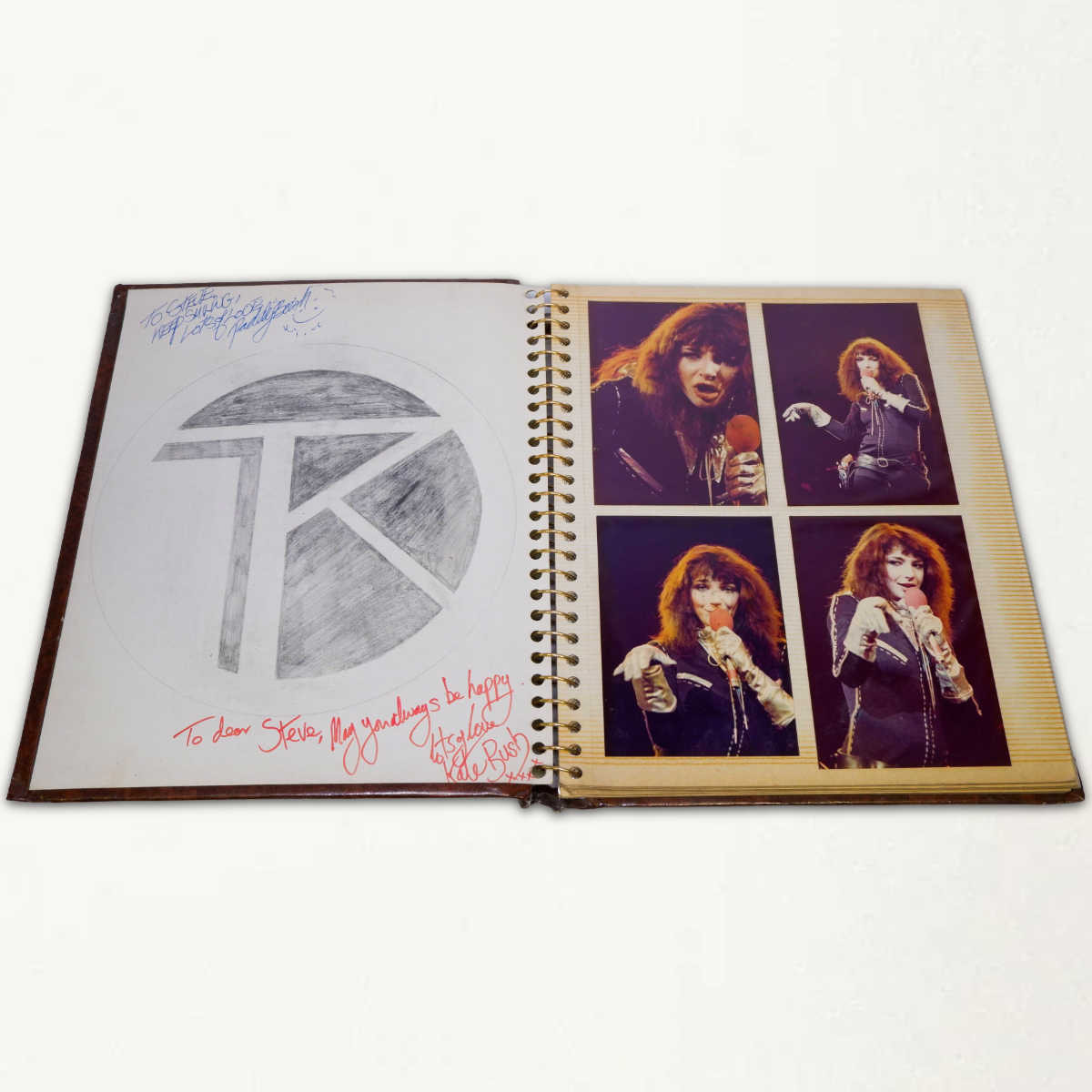 Kate Bush – Personally Inscribed Kate Bush Club Photo Album