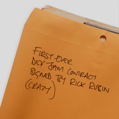 Def Jam Records – First-Ever Signed Contract (Rick Rubin 1984)