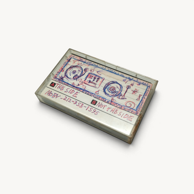 Moby – original hand-drawn DJ demo cassette, c. 1987–88 — photograph 3