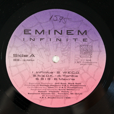Eminem – Infinite original LP, F.B.T. Productions 1996 — photograph 4