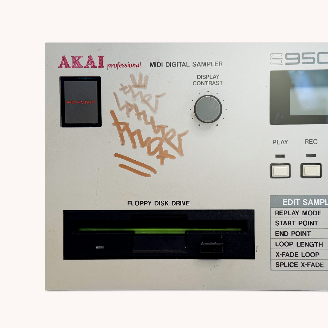 Large Professor’s Signed Akai S950 + J Dilla Vinyl Bundle