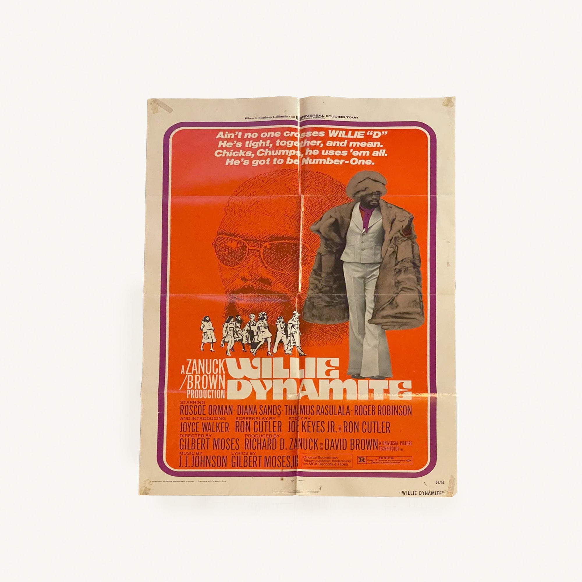 Original Blaxploitation Movie Poster - Willie Dynamite (1974)